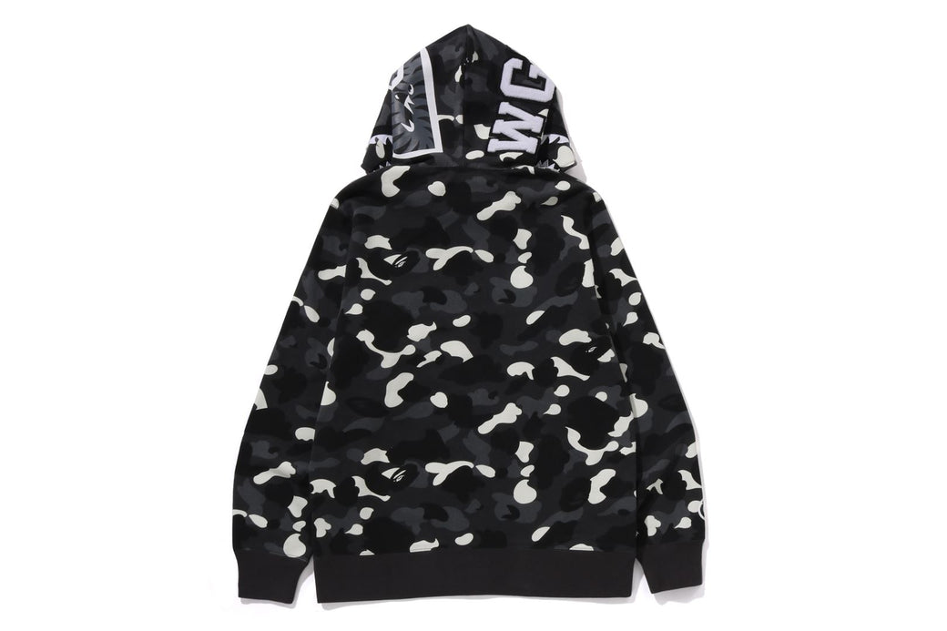 BAPE Shark Full Zip Hoodie Black City Camo