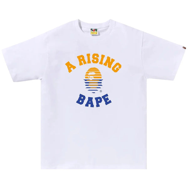 BAPE A Rising College White Tee