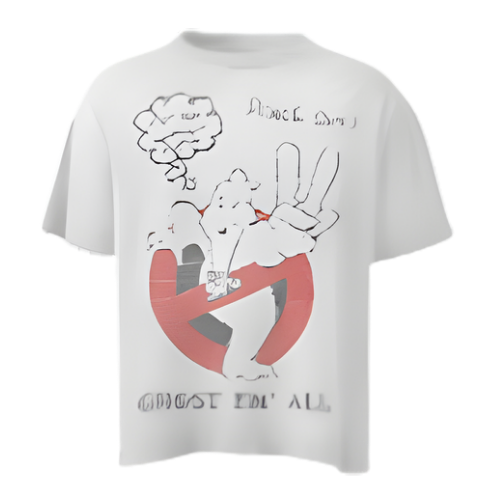 Ghost Em White Tee
