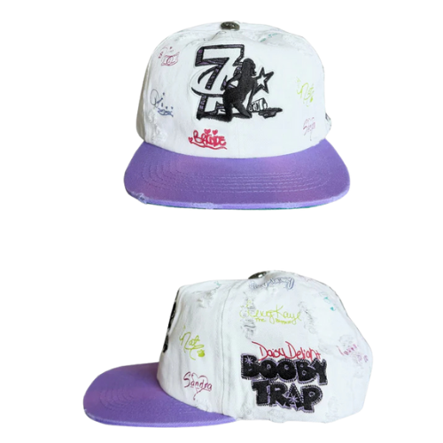 Trap Logo White Hat