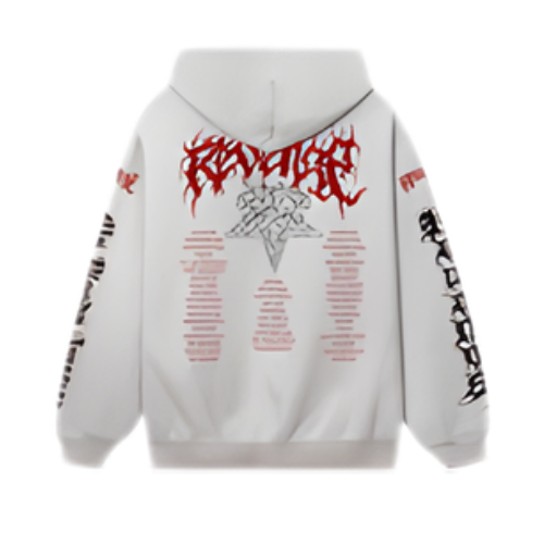 Metal Tour Hoodie Cement/Red
