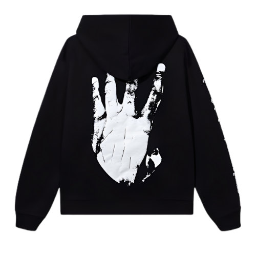 X Lightning Hoodie Black/White