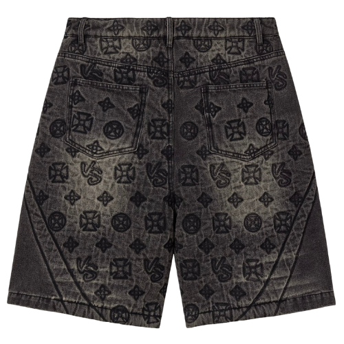 Spade Denim Jorts Black