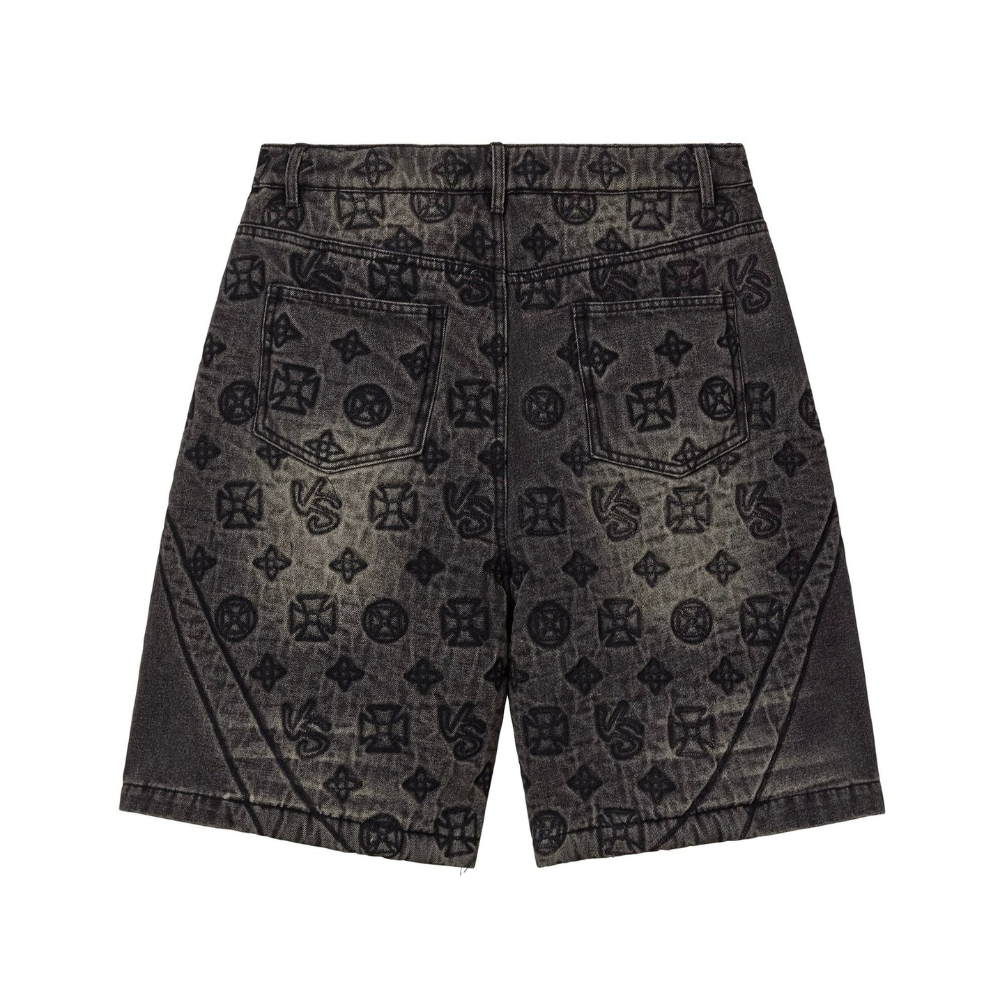 Spade Denim Jorts Black