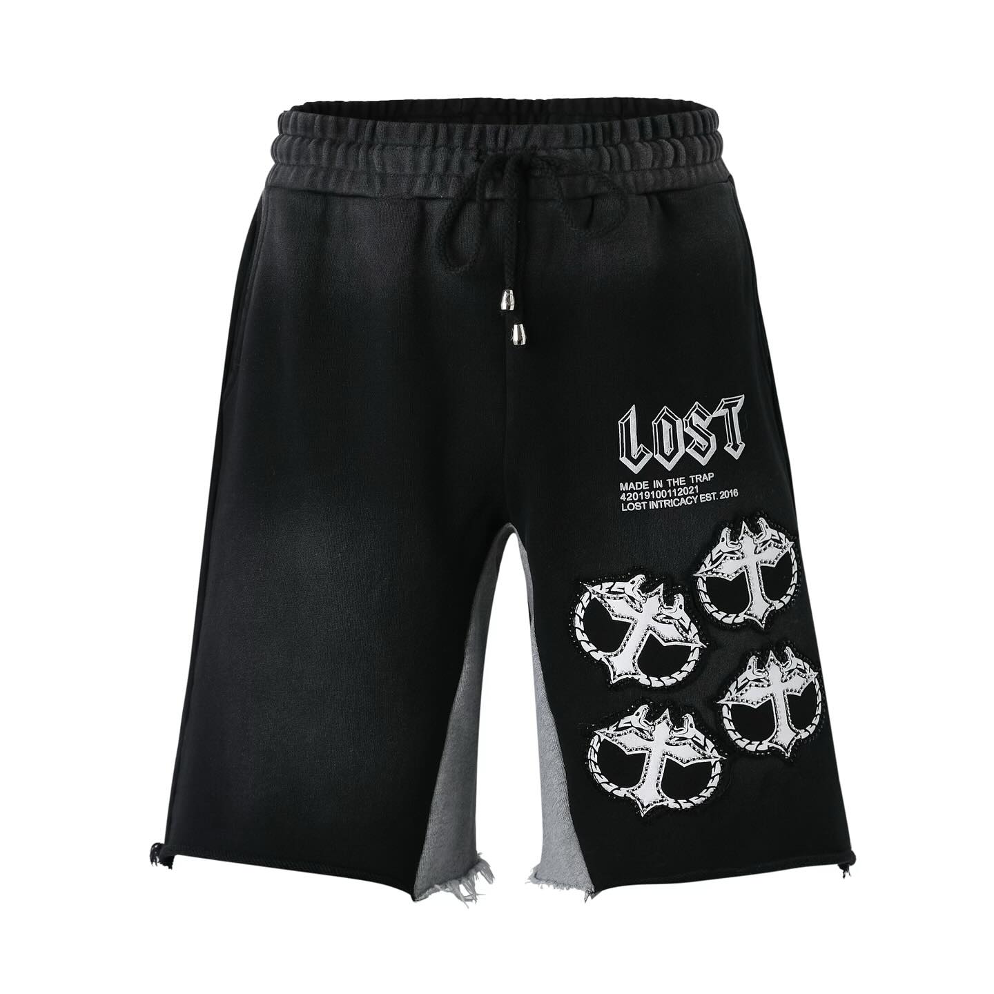 Black/White MITT Shorts