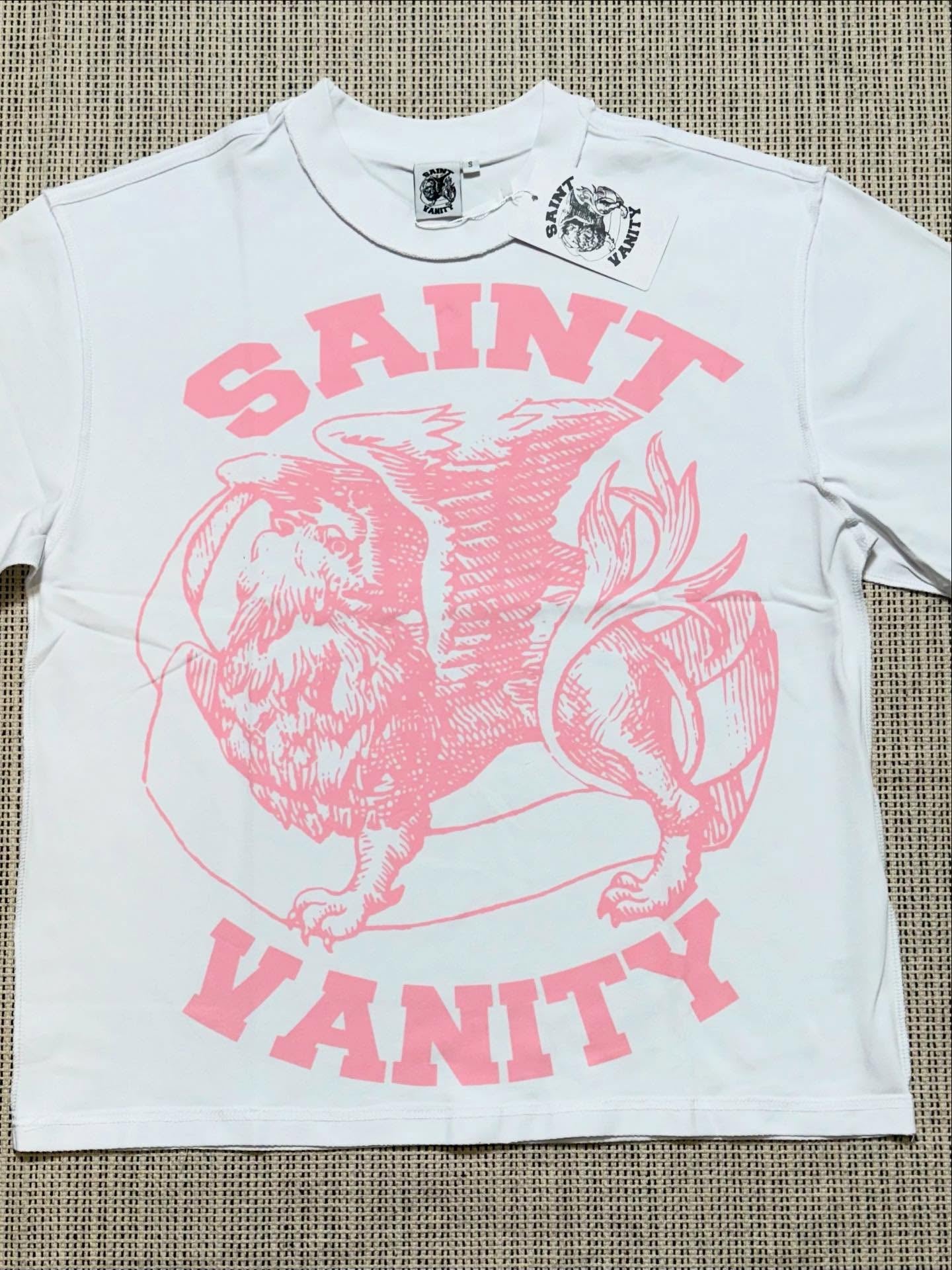 Griffin Tee White/Pink