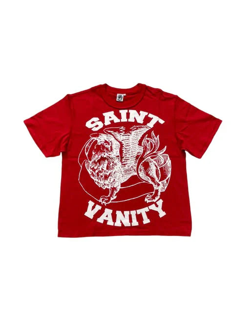Griffin Tee Red/White