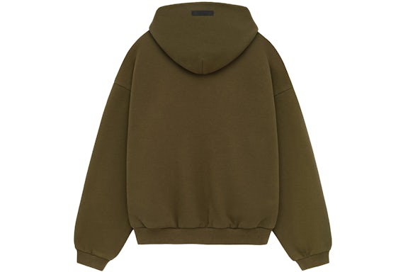 Fear of God Essentials Olive FW24 Hoodie