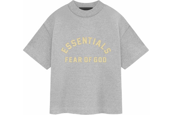 Fear of God Essentials Light Heather FW24 Tee