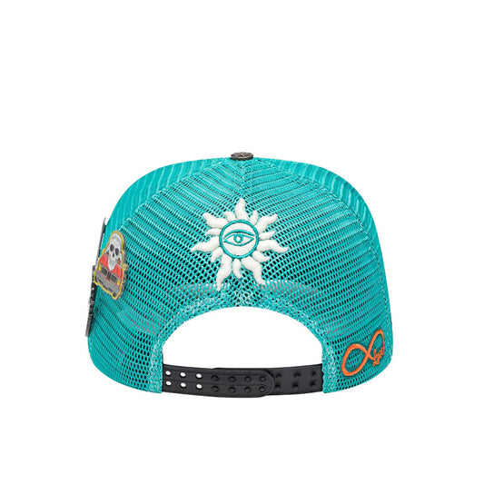 GS FOREVER TRUCKER HAT TURQUOISE/BLACK