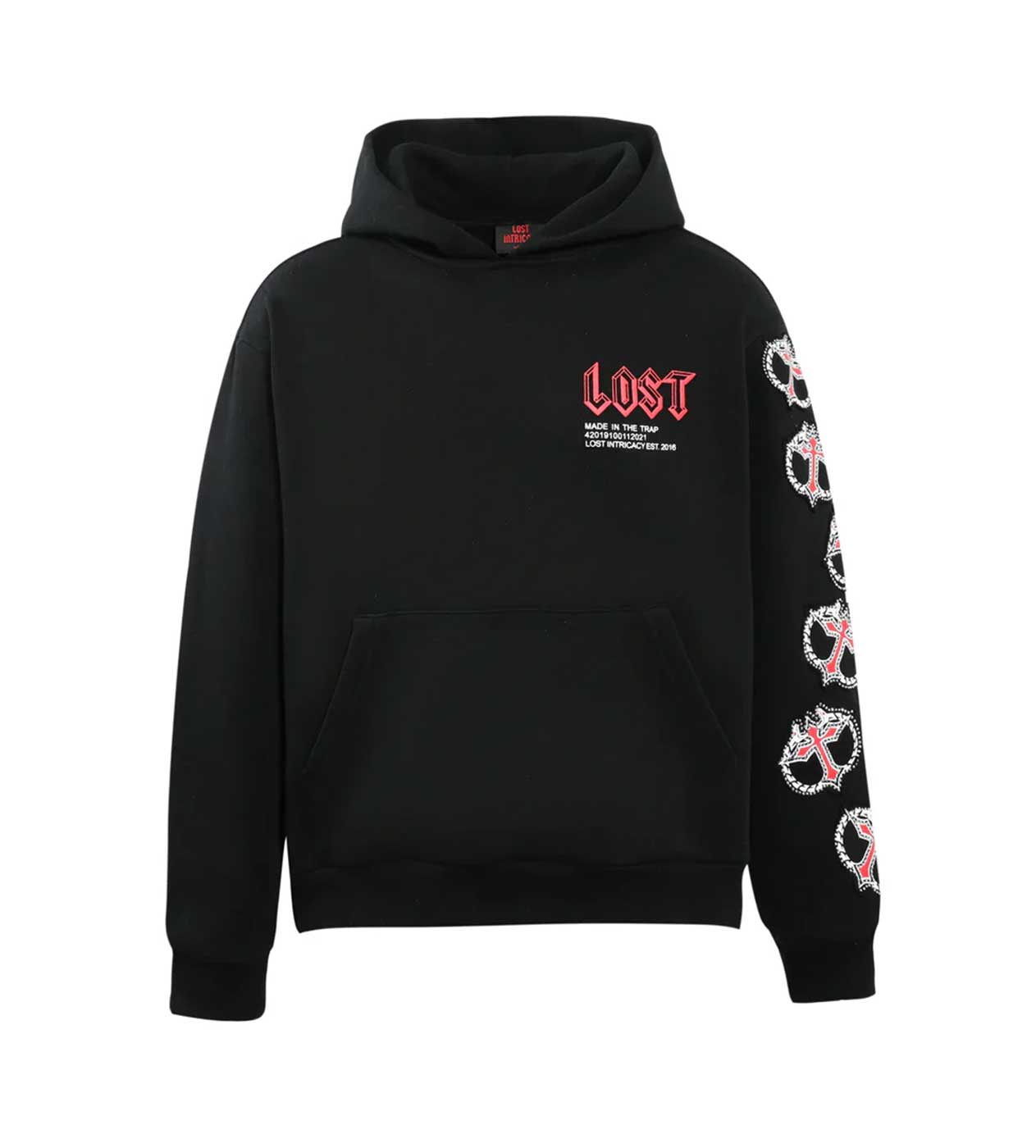 Black/Red MITT Hoodie