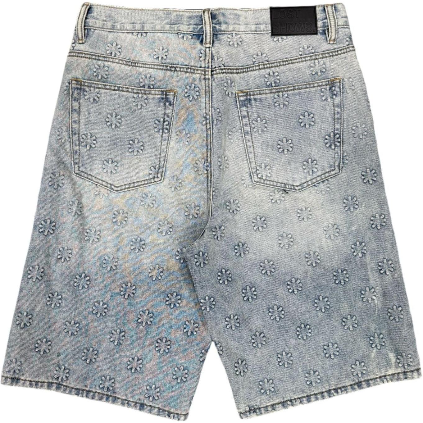 Embossed Logo Shorts Blue