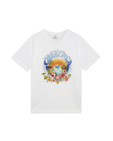 surf trip printed tee white jersey