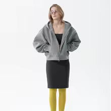 French Terry Jacket Grey