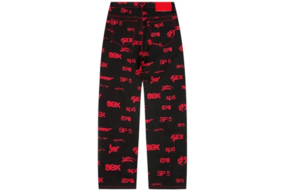 5EX AOP DENIM (PRODUCT A)-Black