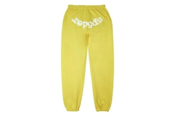 Sp5der Yellow Websuit Sweatpants