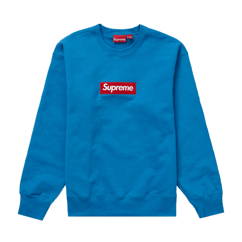 Supreme FW22 Box Logo Blue Crewneck