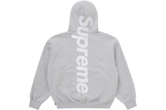Supreme Applique Hoodie Grey