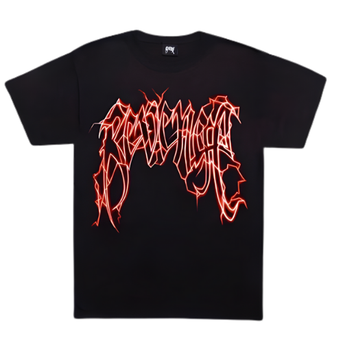 Lightning Arch Logo Tee Black/Red