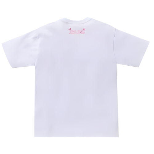 BAPE Big Head Sakura White Tee