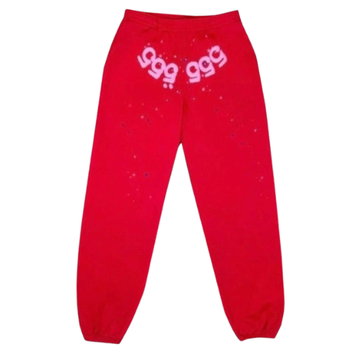 Sp5der Red Angel Number Sweatpants