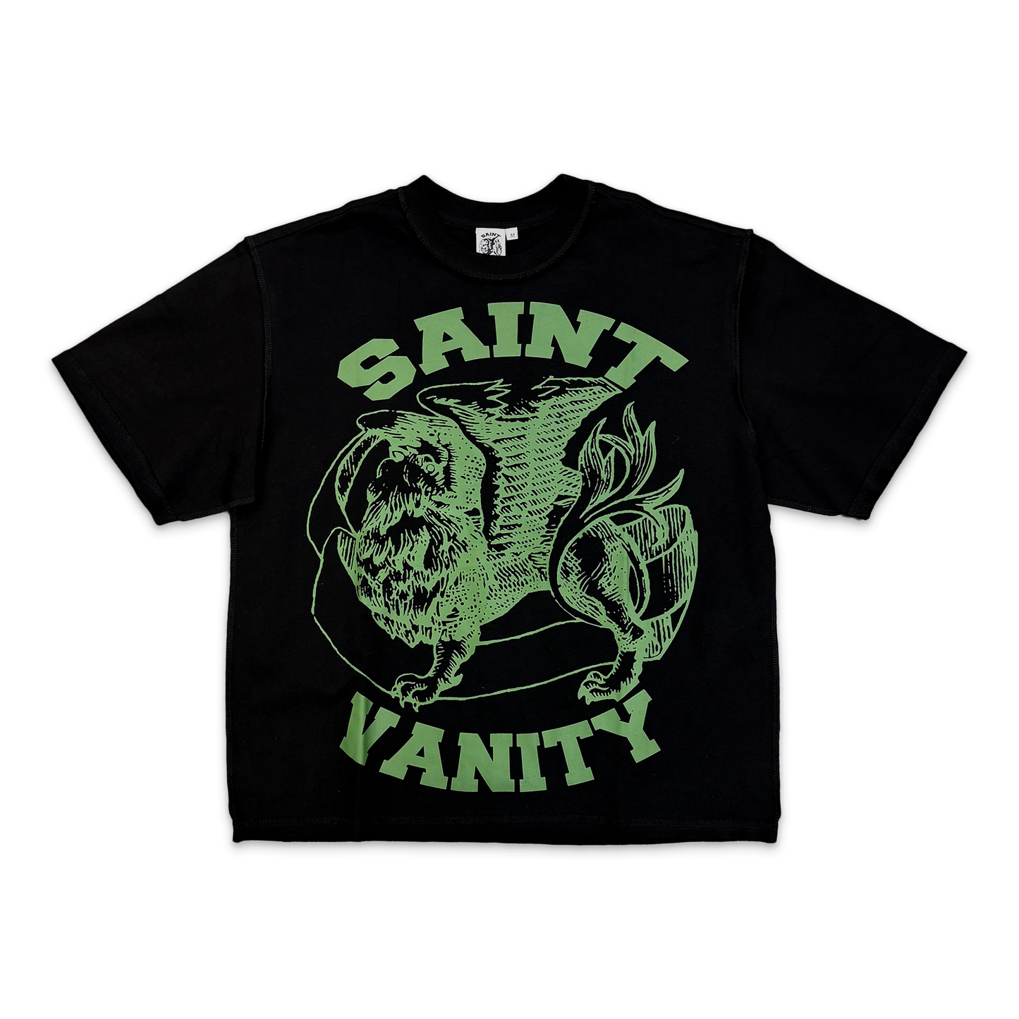 Griffin Tee Black/Green