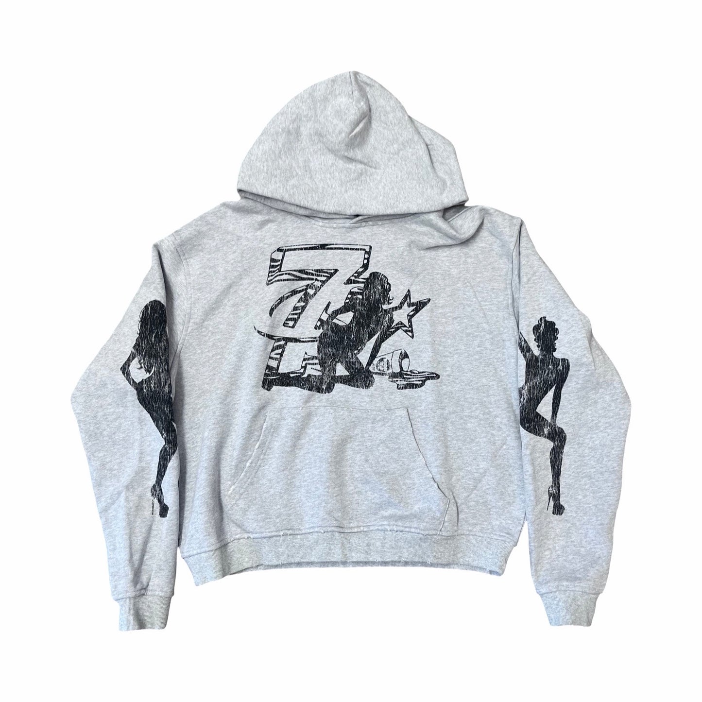Trap Logo Hoodie Grey