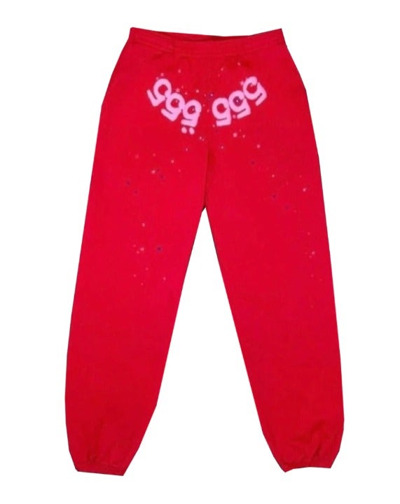 Sp5der Red Angel Number Sweatpants