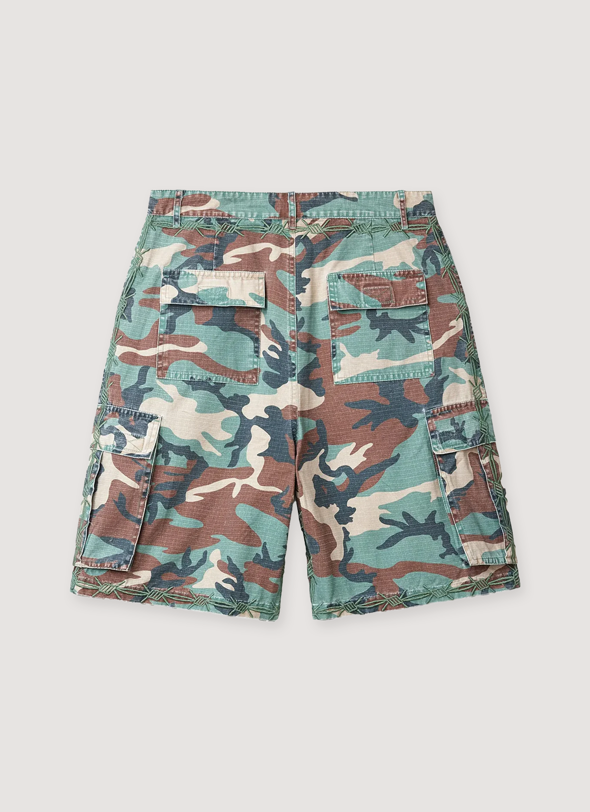 Live Wire Camo Jorts