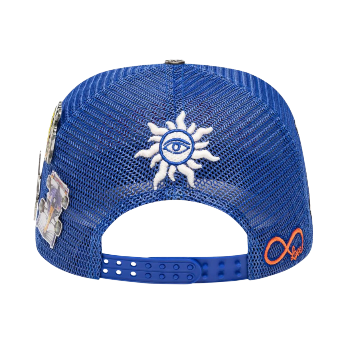 GS FOREVER TRUCKER HAT BLUE/RED