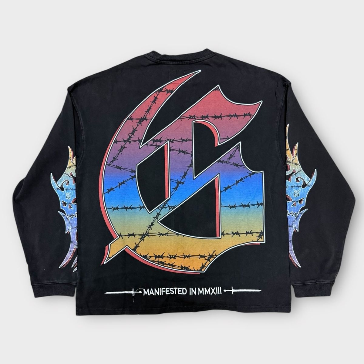 Black Wash Ollie L/S Tee