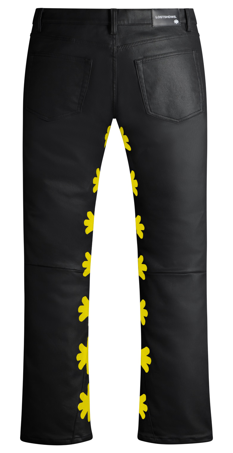 Denim Pant Black/Yellow