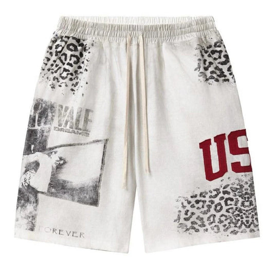 Cheetah Sweat Shorts