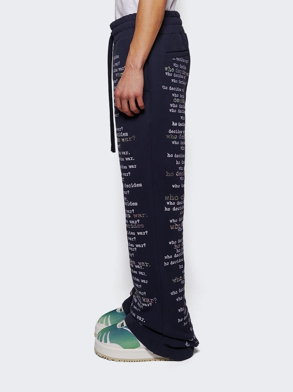 full print lounge pant coal