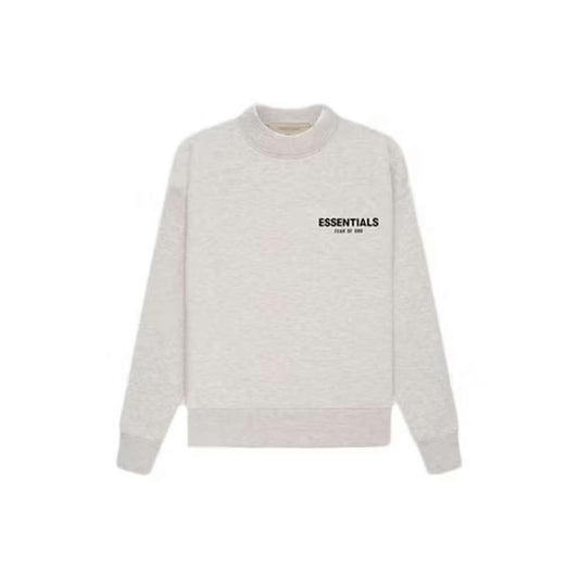 Fear of God Essentials Light Oatmeal SS22 Crewnecks