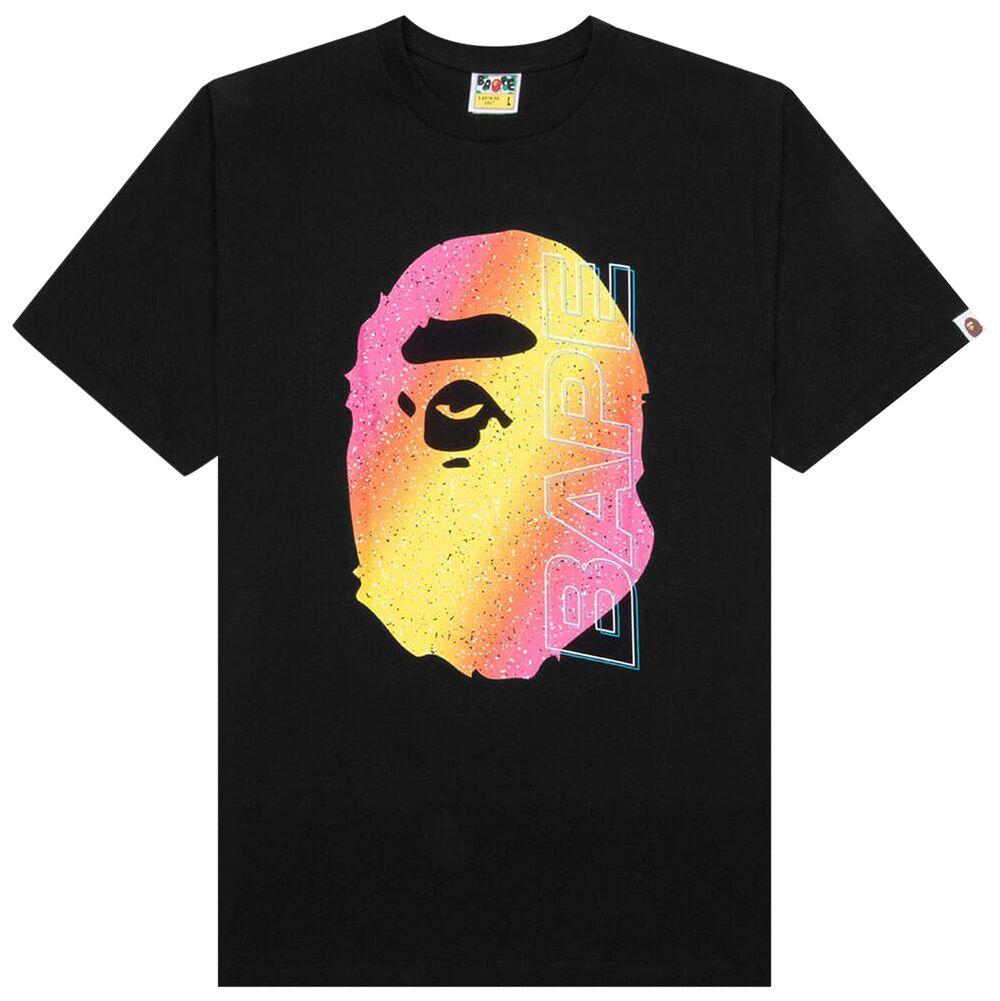 BAPE Electro Neon Black Tee