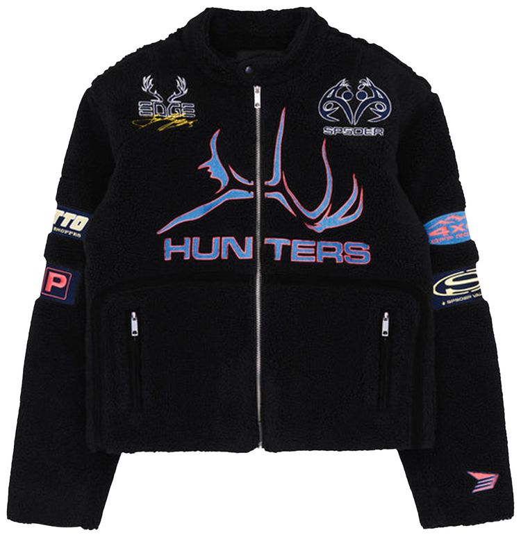 BLACK SHERPA HUNTER MOTO JACKET