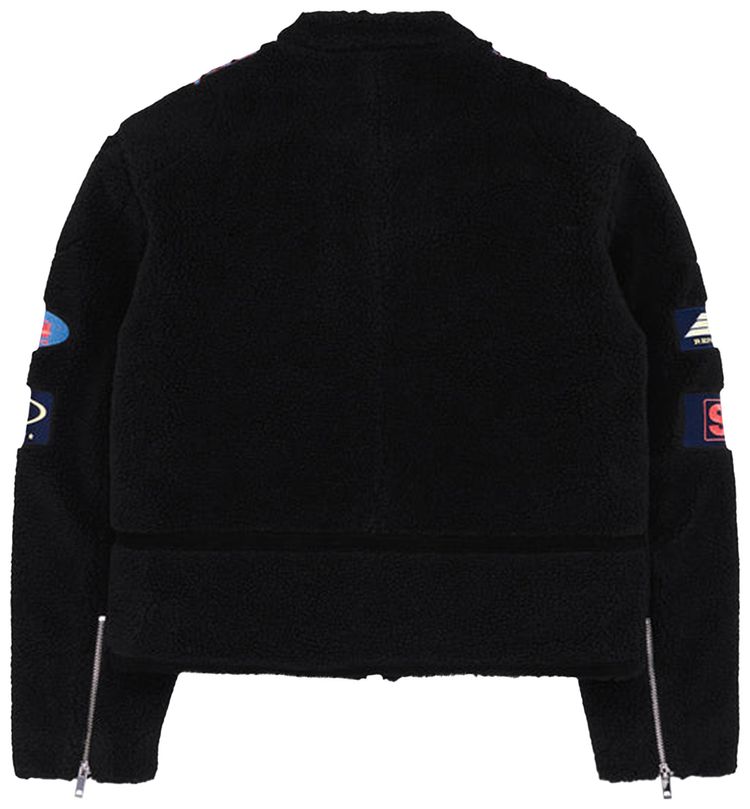 BLACK SHERPA HUNTER MOTO JACKET
