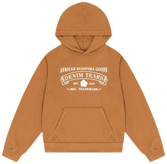 Denim Tears ADG Toasted Peanut Hoodie