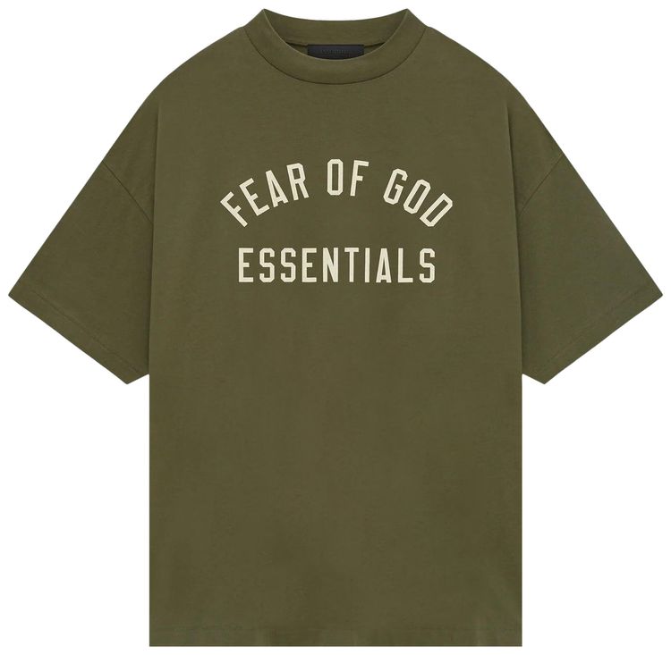 Fear of God Essentials  Olive FW24 Tee