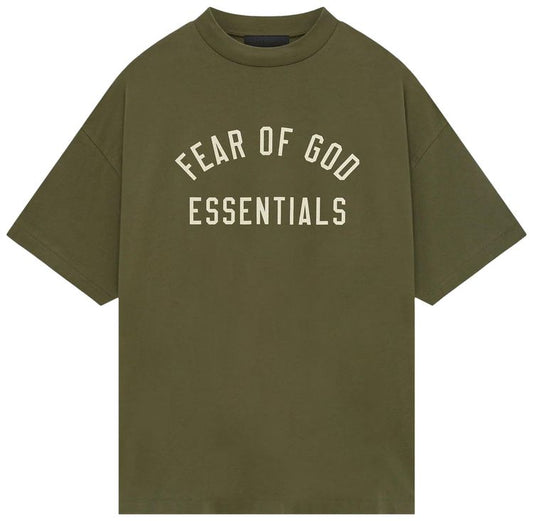 Fear of God Essentials  Olive FW24 Tee