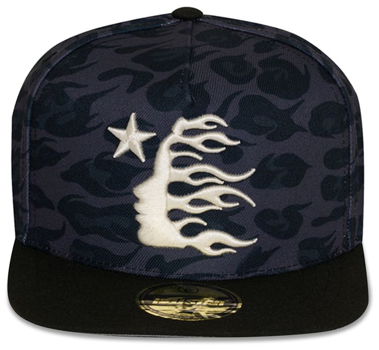Cheetah Print Hat Black SNAPBACK