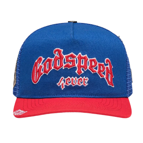 GS FOREVER TRUCKER HAT BLUE/RED