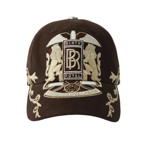 brown lion baseball cap