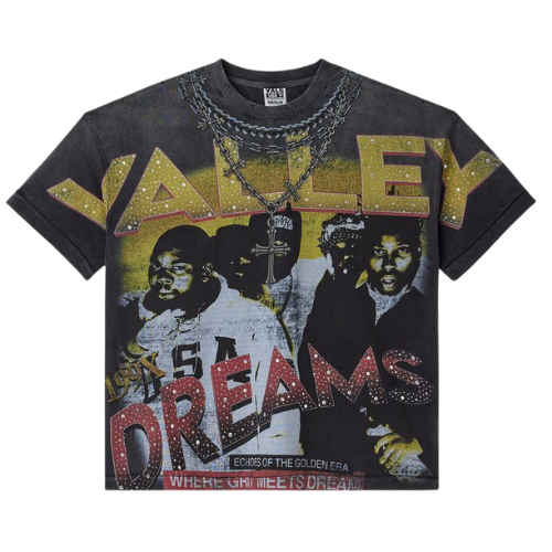 Golden Chambers Bling tee Black