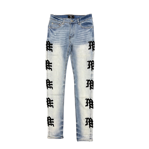 Monogram Denim Light blue wash