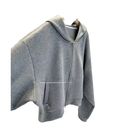 French Terry Jacket Grey