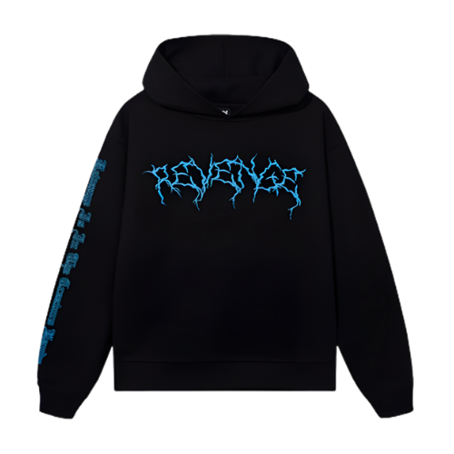 X Lightning Heartbreak Hoodie Black/Blue