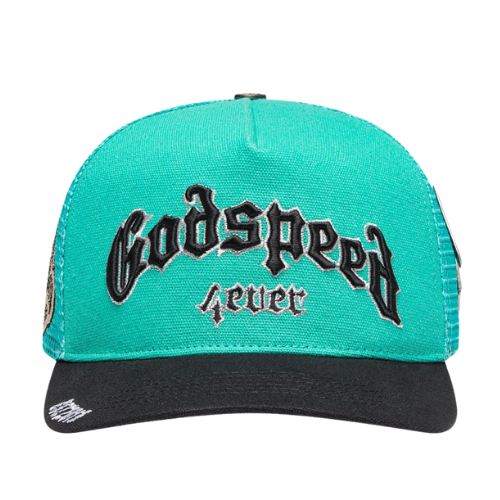 GS FOREVER TRUCKER HAT TURQUOISE/BLACK