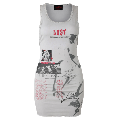 Broken Hearts Dress White